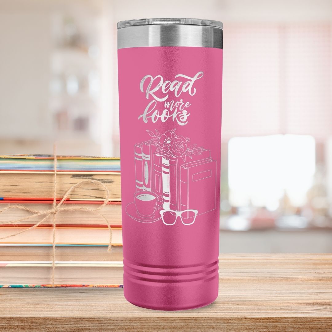 Read More Books 22 oz. Etched Travel Mug