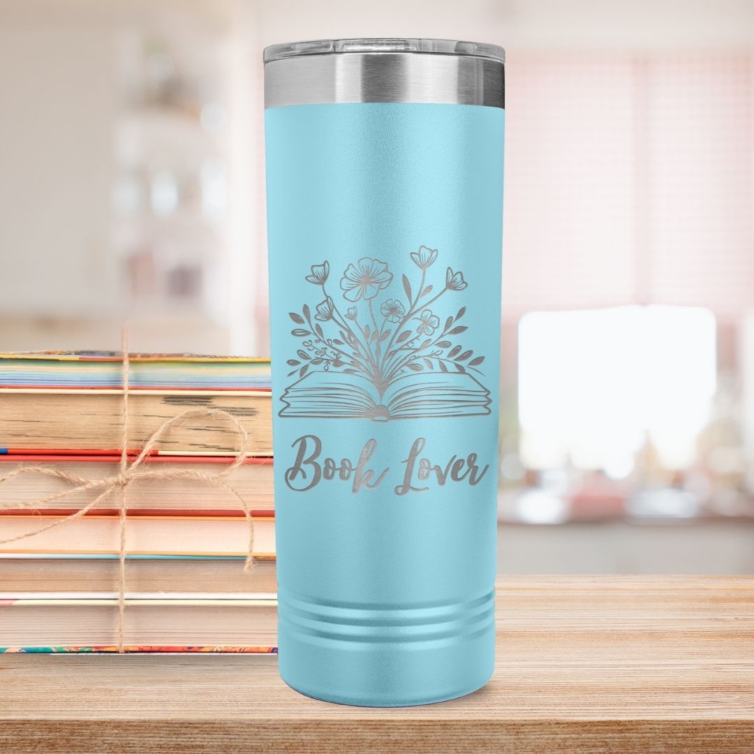 Book Lover Etched 22 oz Tumbler