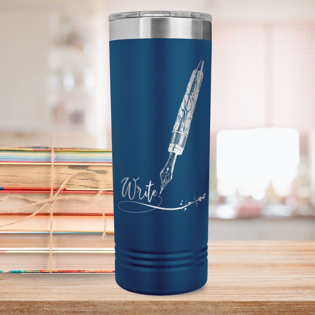 Write Etched 22 oz. Travel Mug