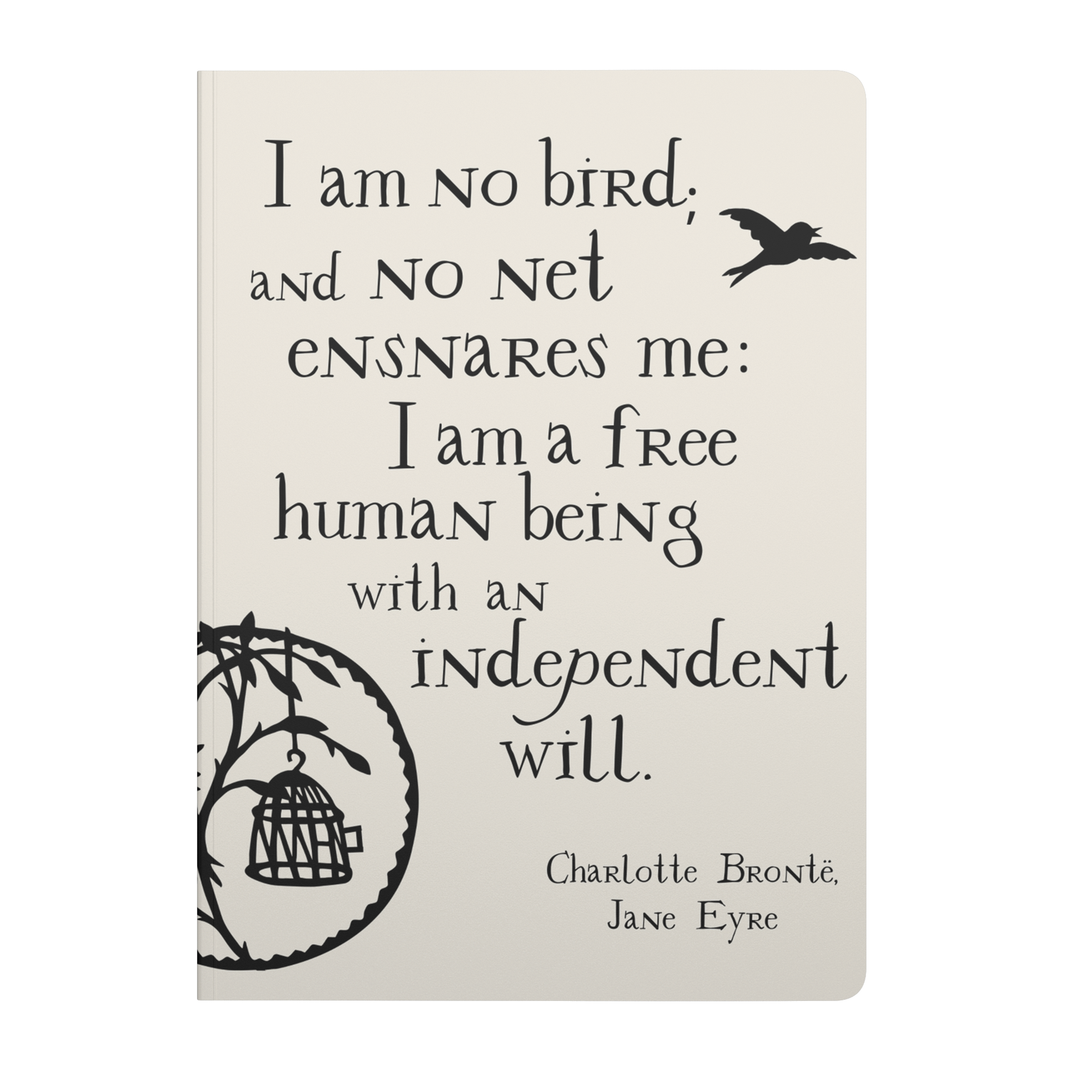 I_Am_No_Bird_Softcover_Notebook_Cover_Front_Mockup.png