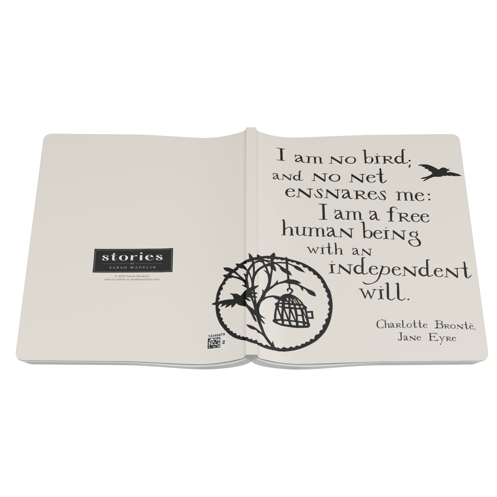 I_Am_No_Bird_Softcover_Notebook_Open_Cover_Flat_Mockup.png