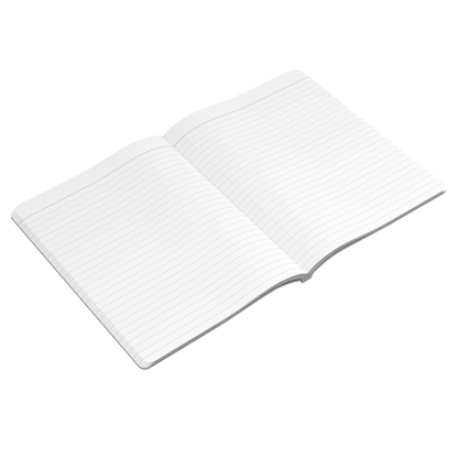 I_Am_No_Bird_Softcover_Notebook_Open_Pages_Angle_Mockup.png
